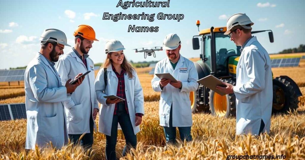 Agricultural Engineering Group Names
