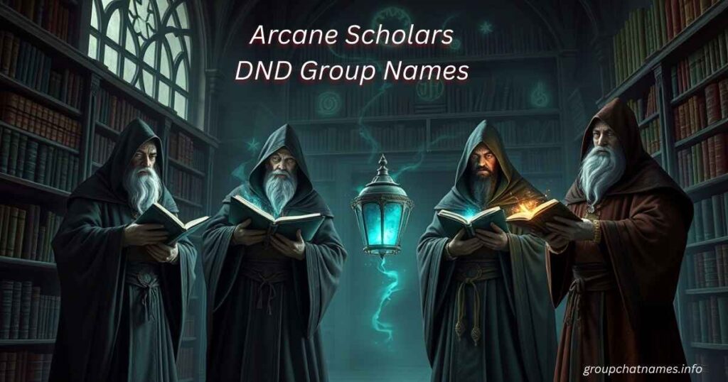 Arcane Scholars DND Group Names