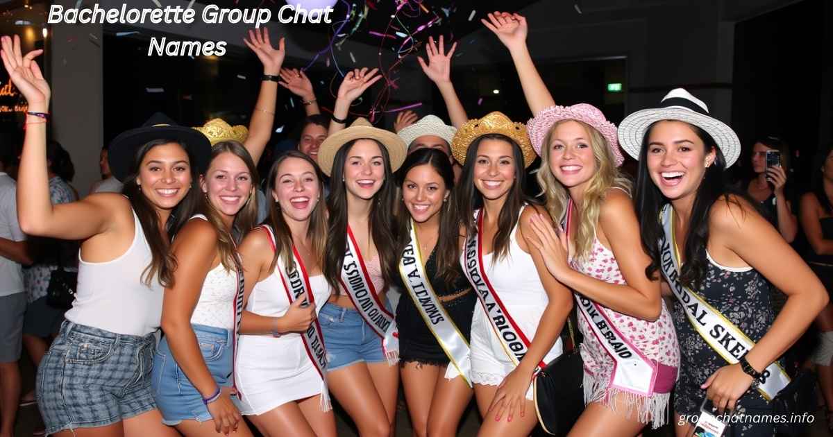 Bachelorette Group Chat Names 