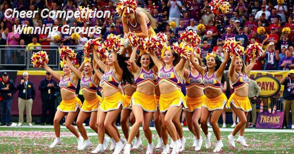 Cheer Competition Winning Groups