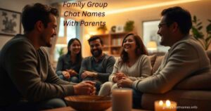 Family Group Chat Names With Parents
