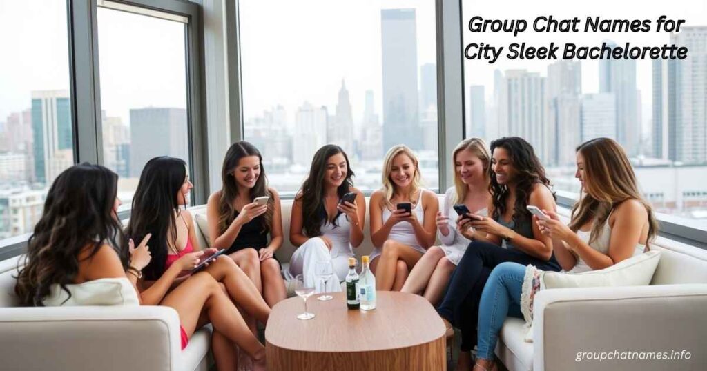 Group Chat Names for City Sleek Bachelorette