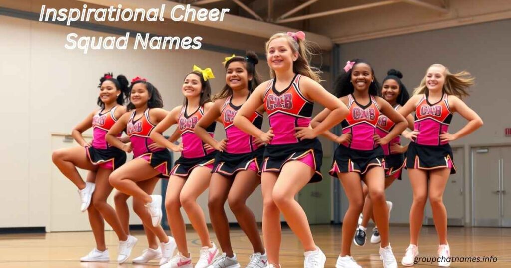 Inspirational Cheer Squad Names