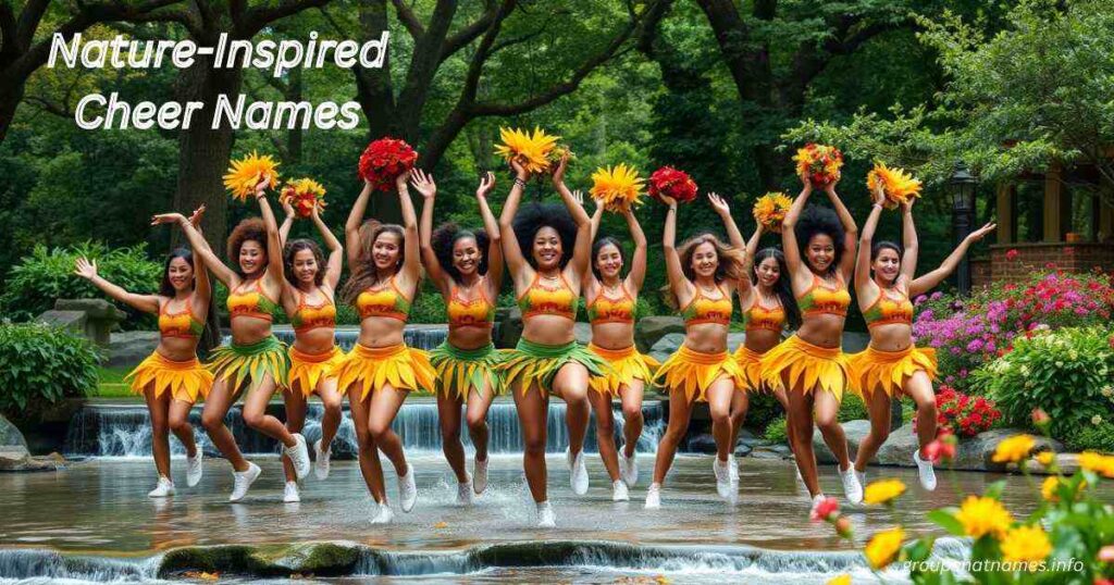 Nature-Inspired Cheer Names