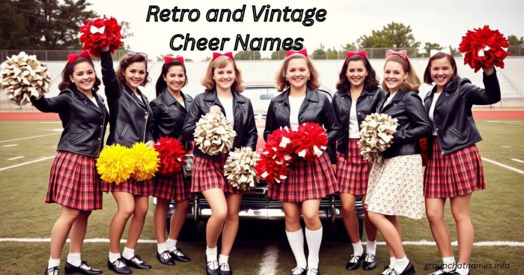 Retro and Vintage Cheer Names