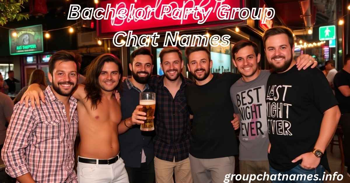 Bachelor Party Group Chat Names