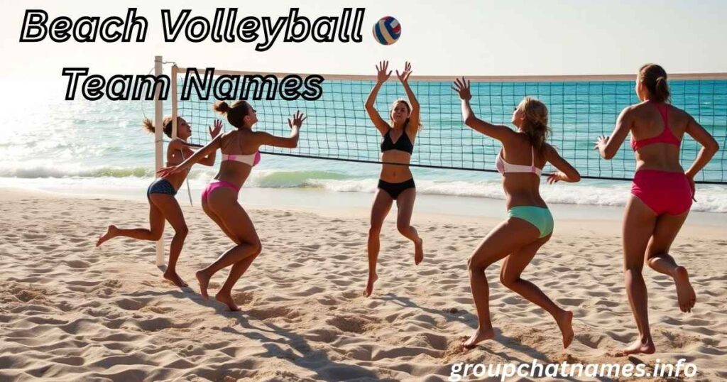 Beach Volleyball Team Names