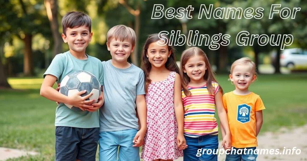 Best Names For Siblings Group