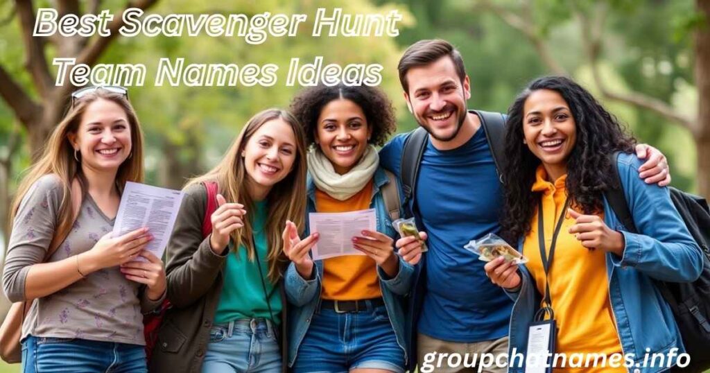 Best Scavenger Hunt Team Names Ideas