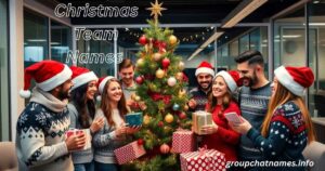 Christmas Team Names