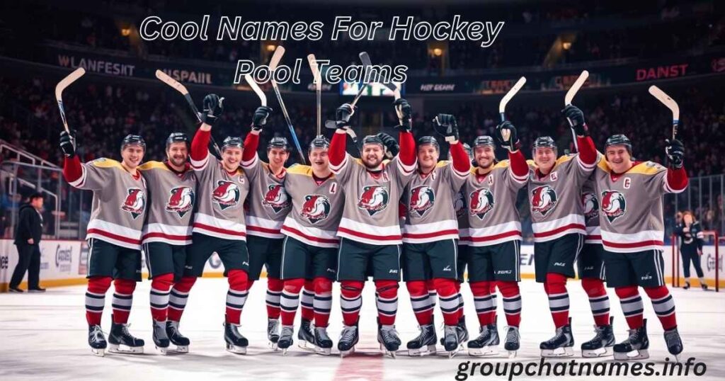 Cool Names For Hockey Pool Teams