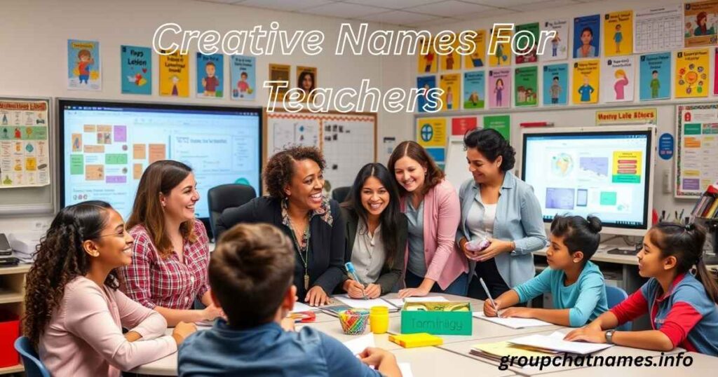 Creative Names For Teachers