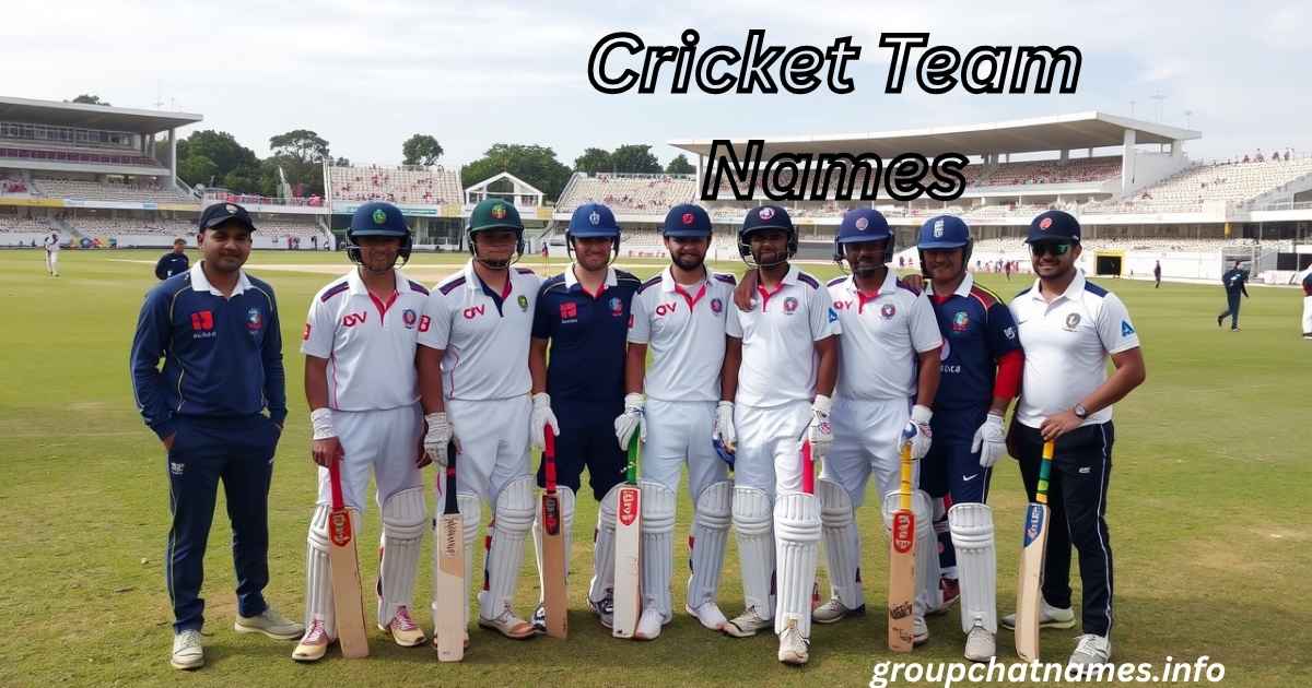 Cricket Team Names