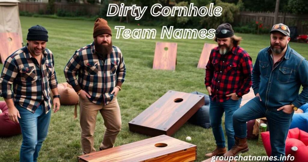 Dirty Cornhole Team Names