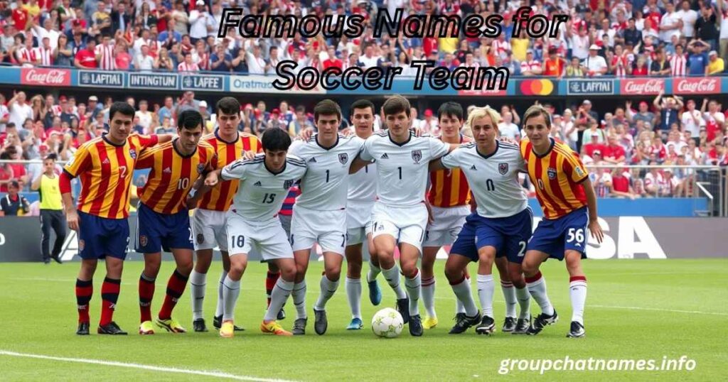 Famous Names for Soccer Team