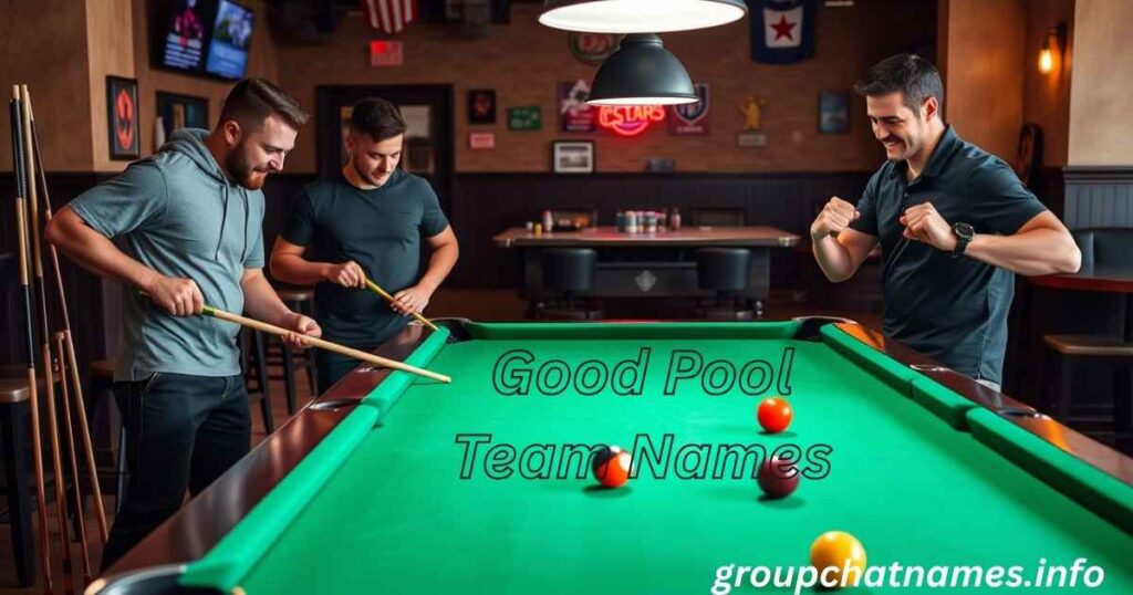 Good Pool Team Names