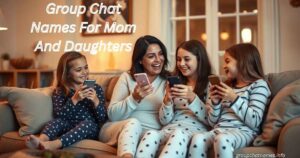 Group Chat Names For Mom And Daughters