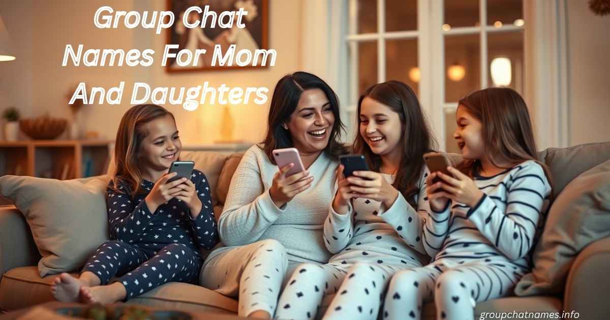 Group Chat Names For Mom And Daughters