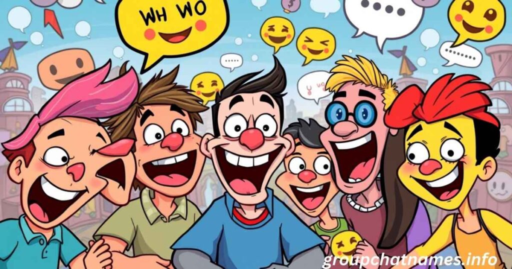 Group Chat Names for Wacky and Wild Cartoons