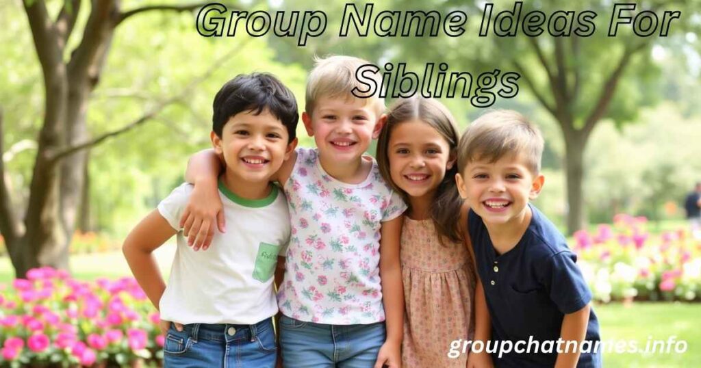 Group Name Ideas For Siblings