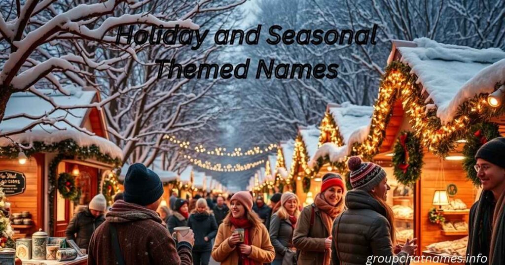Holiday and Seasonal Themed Names