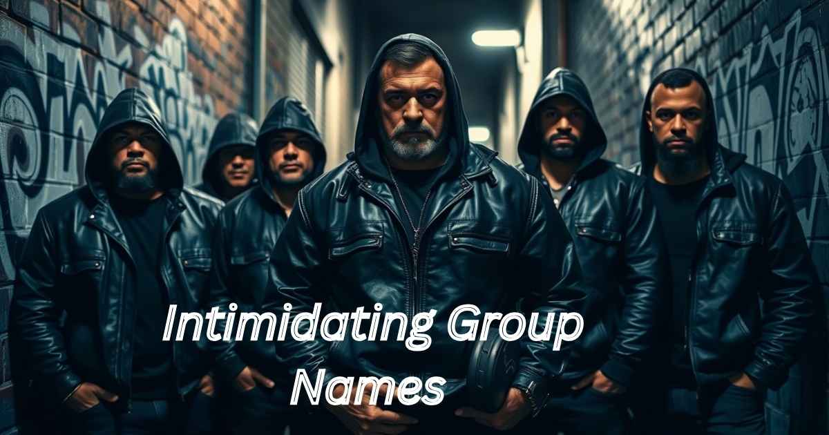 Intimidating Group Names