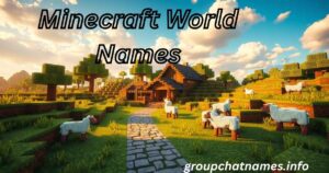 Minecraft World Names