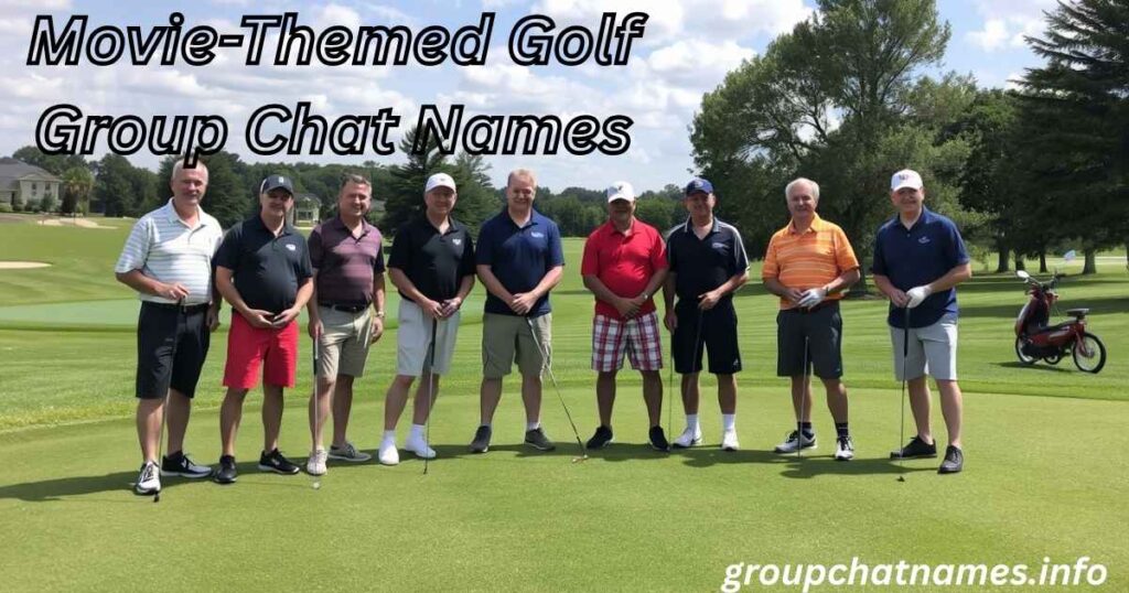 Movie-Themed Golf Group Chat Names