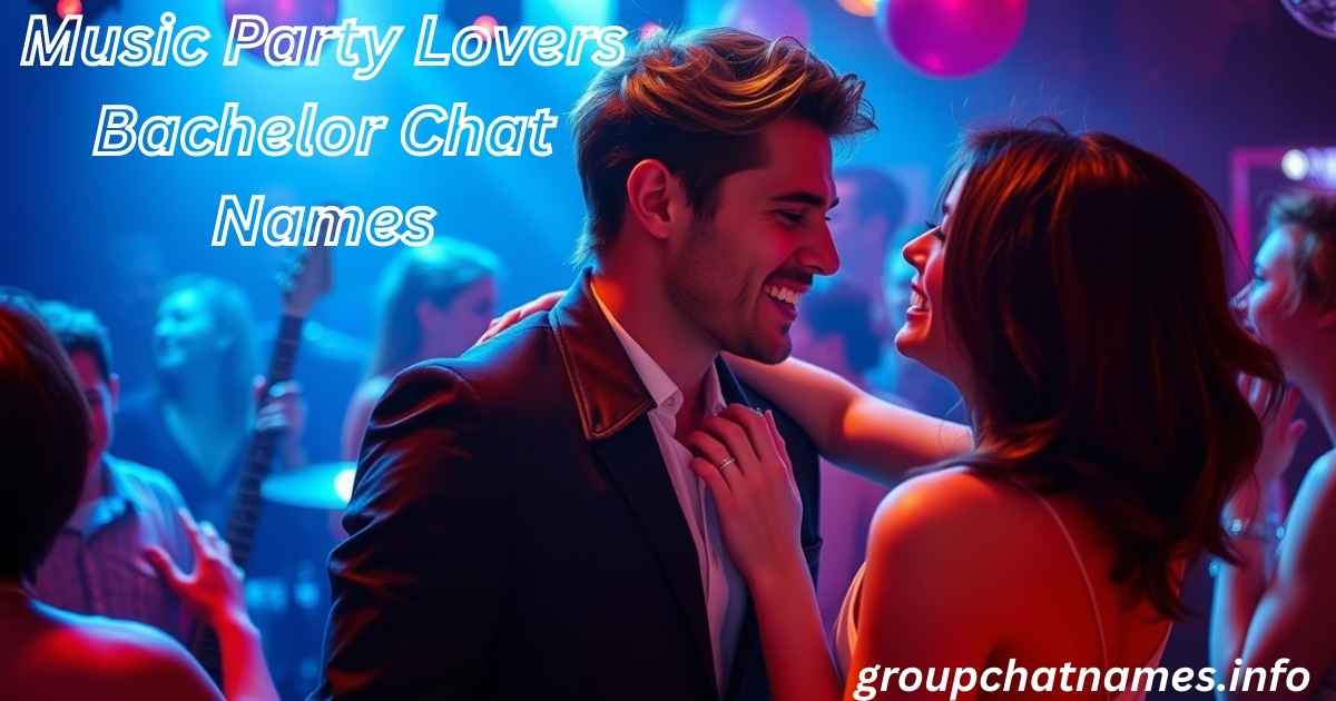Music Party Lovers Bachelor Chat Names