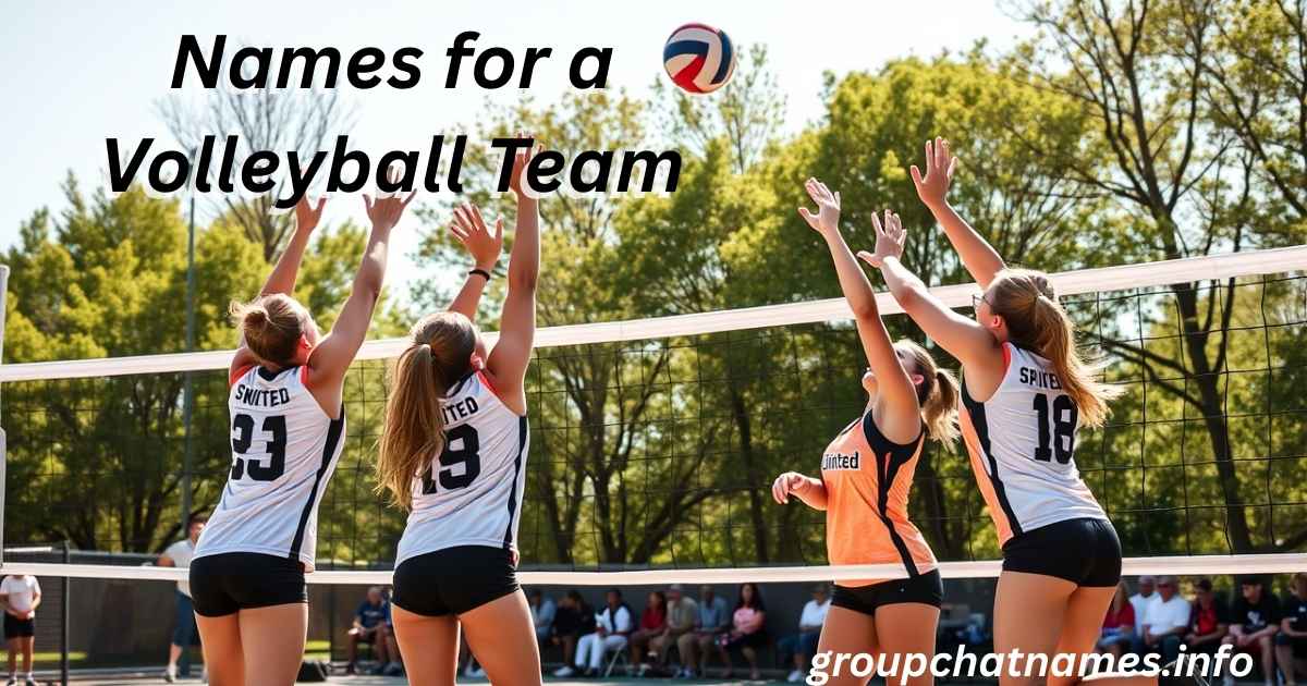 Names for a Volleyball Team