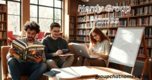 Nerdy Group Names