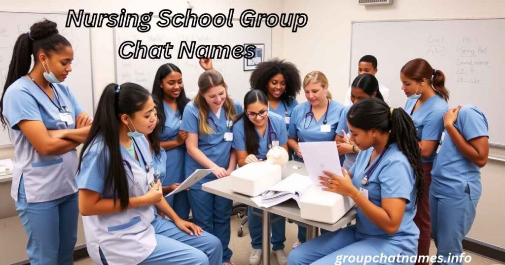 Nursing School Group Chat Names
