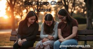 Sad Group Chat Names