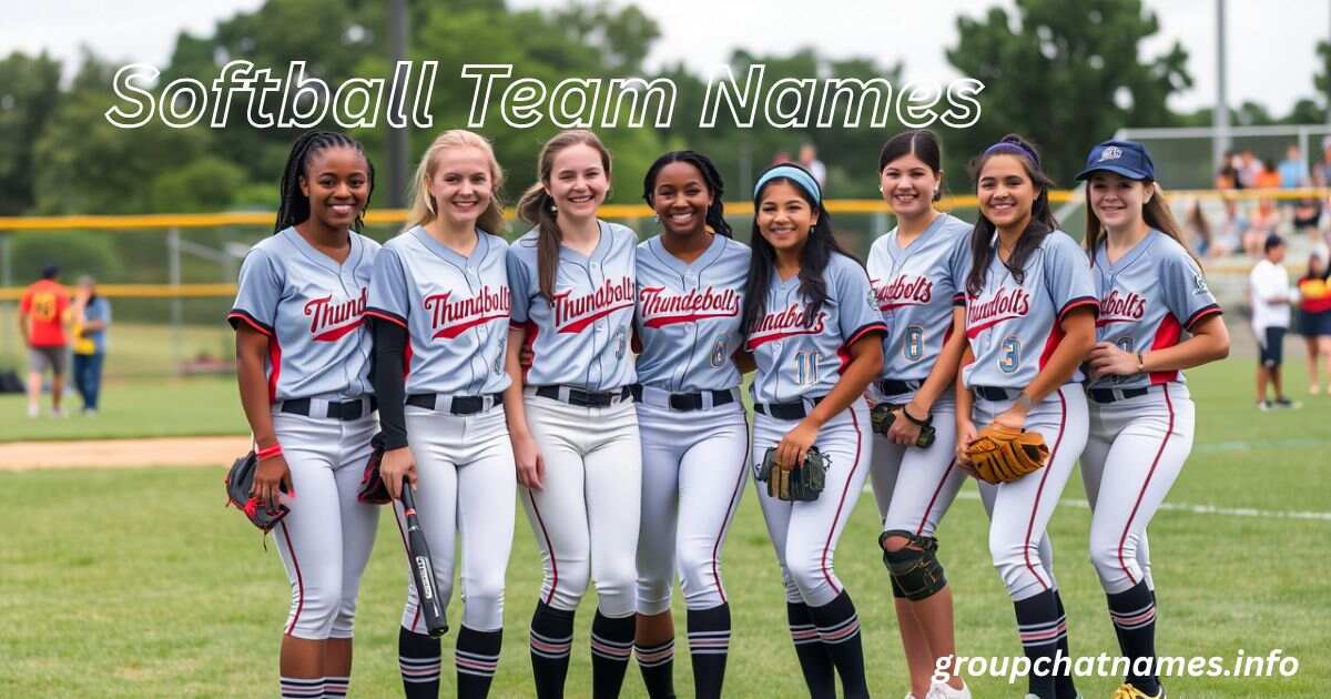 Softball Team Names