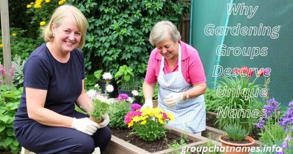 Why Gardening Groups Deserve Unique Names