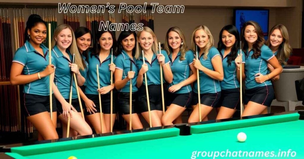Women’s Pool Team Names