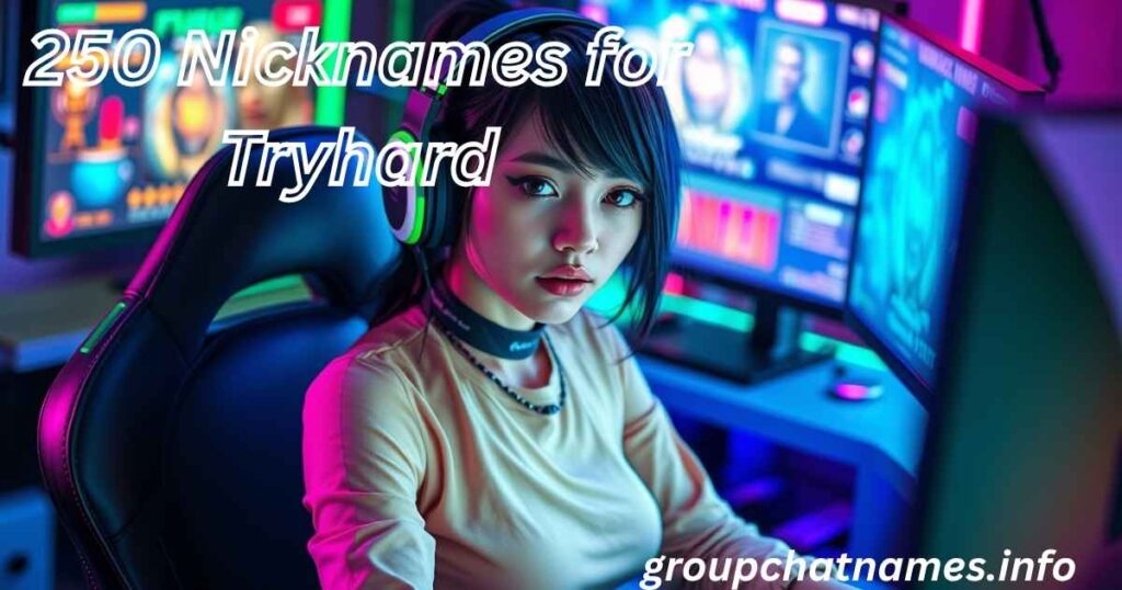 250 Nicknames for Tryhard