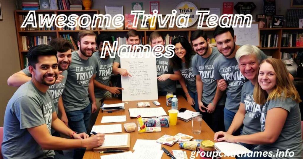 Awesome Trivia Team Names