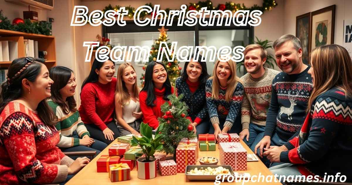 Best Christmas Team Names