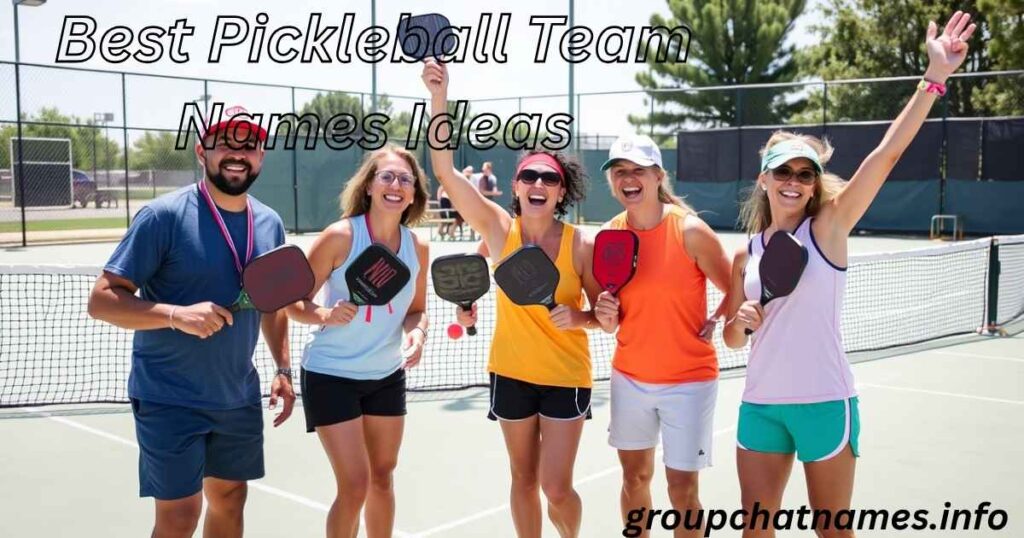 Best Pickleball Team Names Ideas
