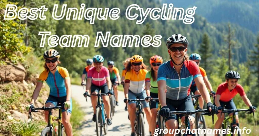 Best Unique Cycling Team Names