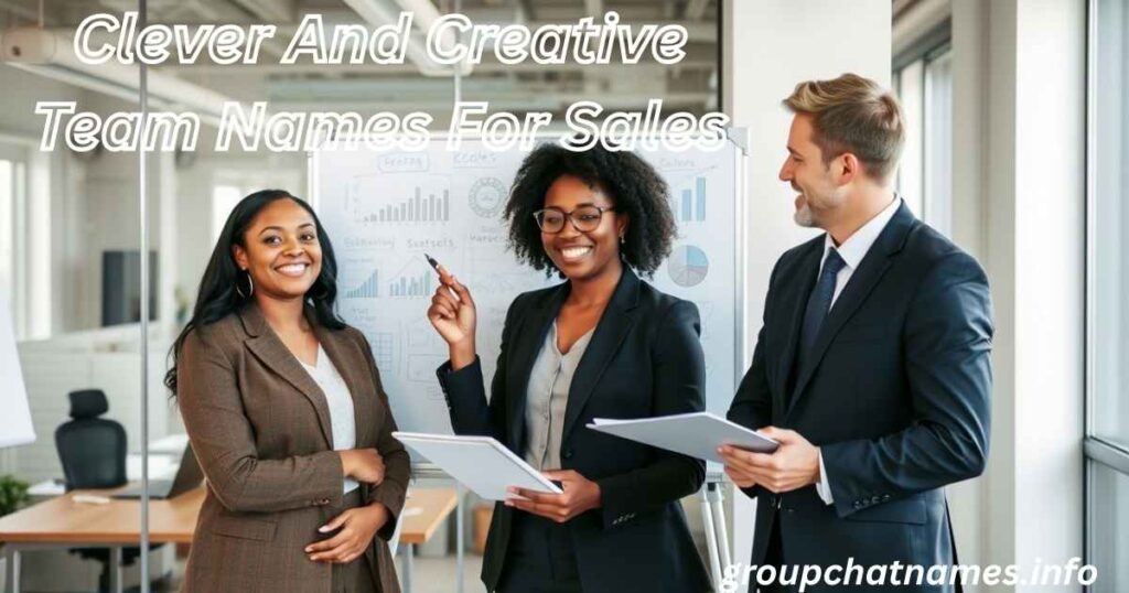 Clever And Creative Team Names For Sales