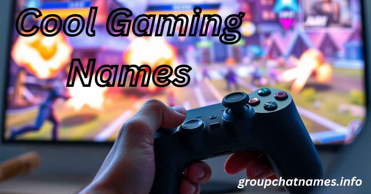Cool Gaming Names
