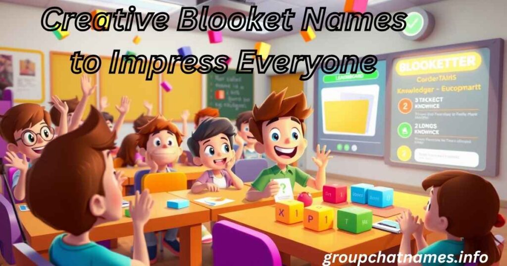 Creative Blooket Names to Impress Everyone