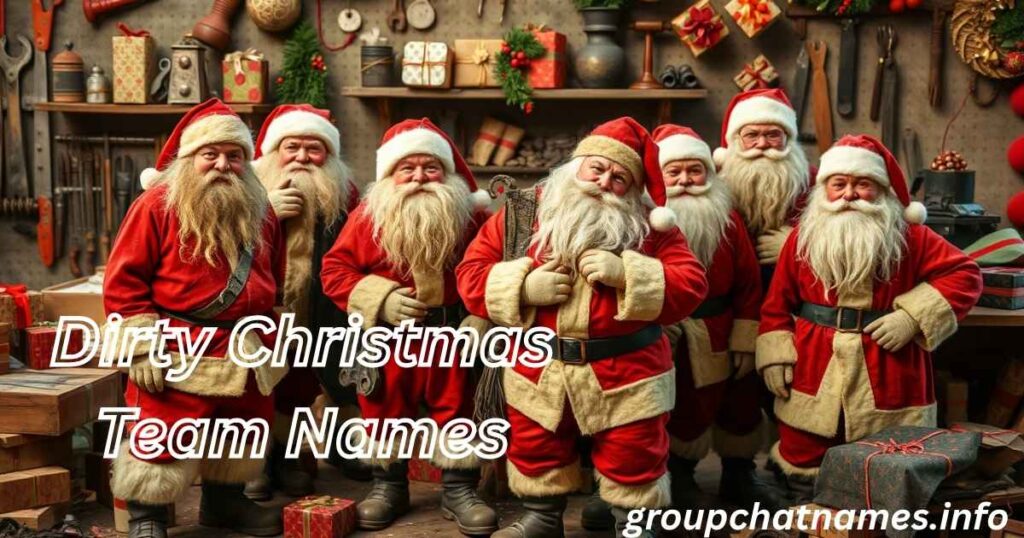 Dirty Christmas Team Names
