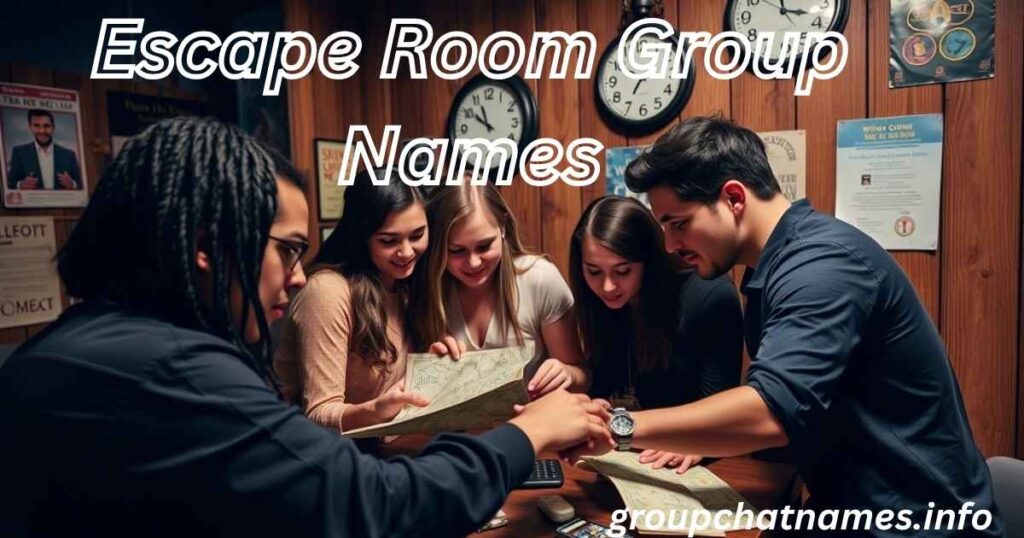Escape Room Group Names