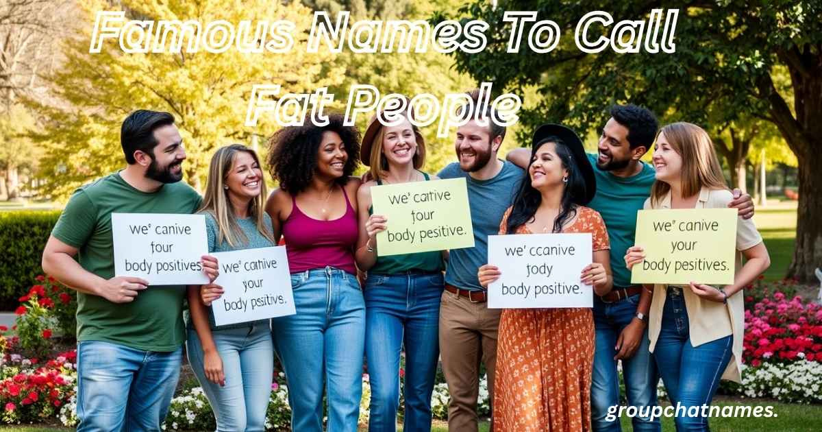 Famous Names To Call Fat People