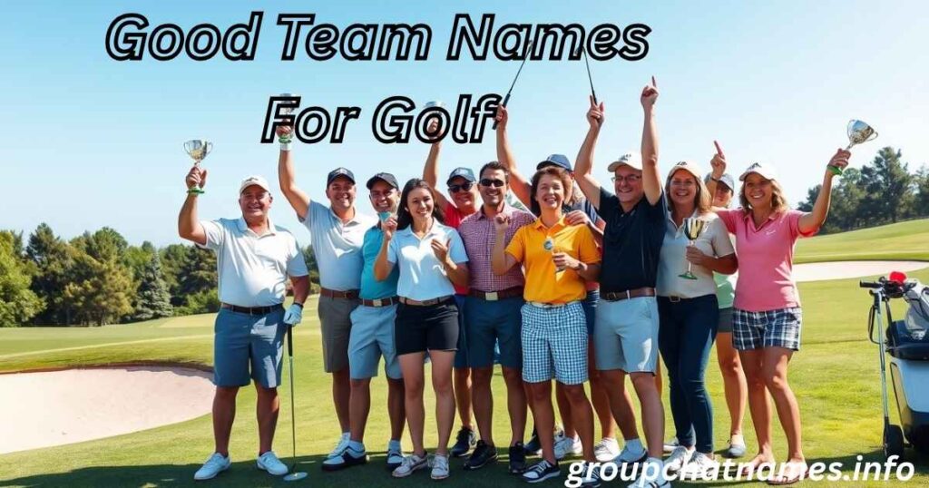 Good Team Names For Golf