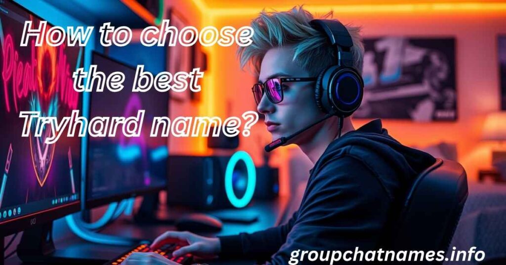 How to choose the best Tryhard name?