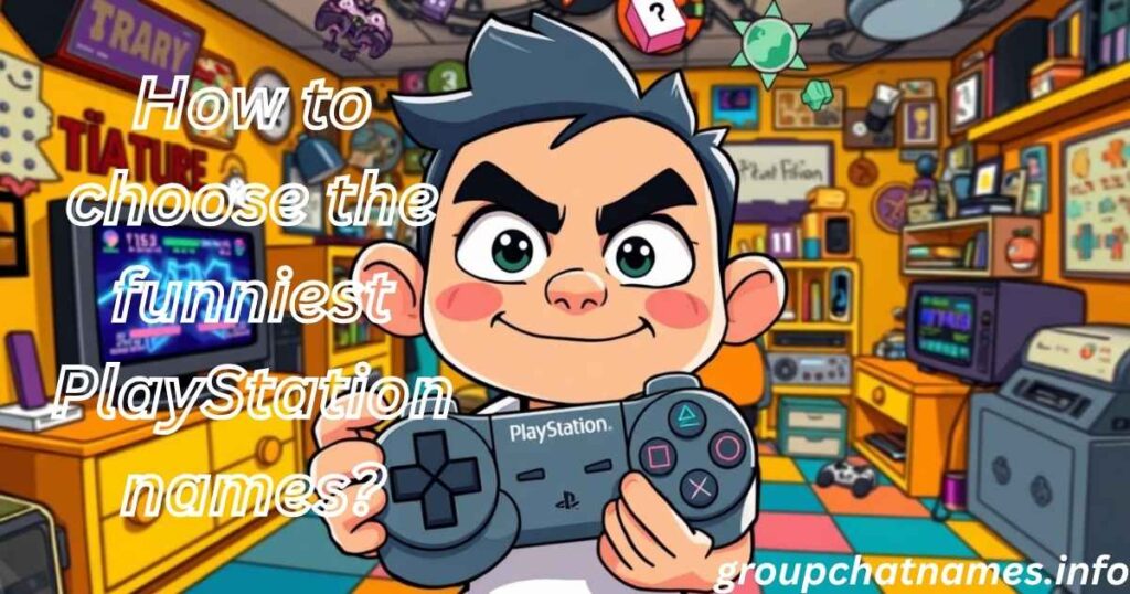 How to choose the funniest PlayStation names?